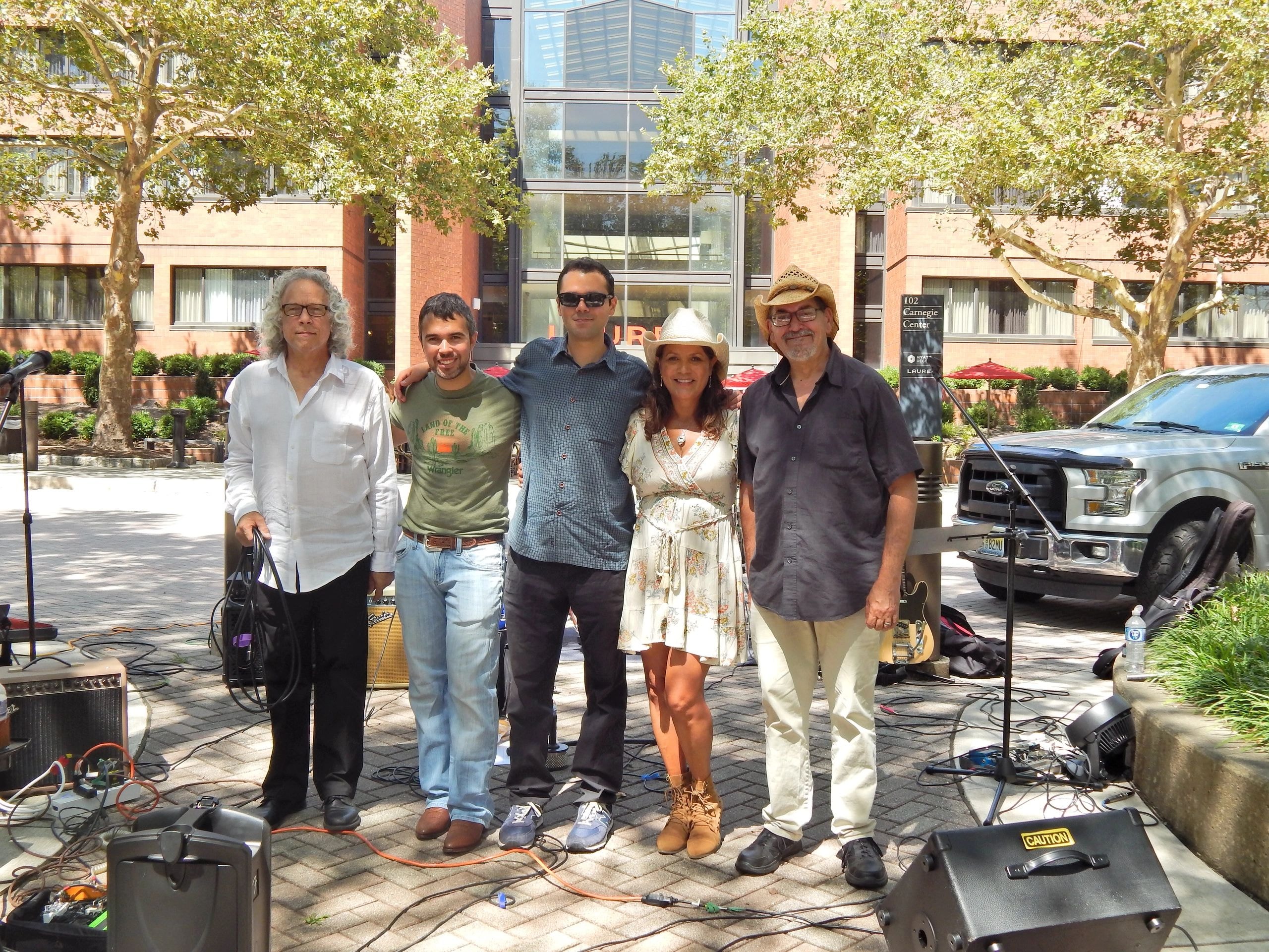 Outdoor stage performance